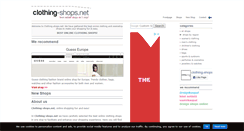 Desktop Screenshot of clothing-shops.net
